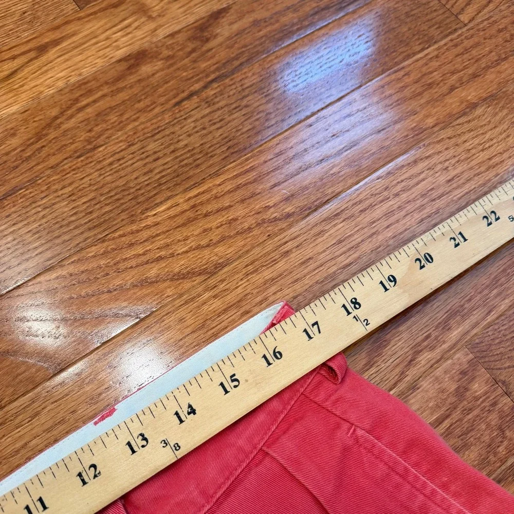 Vintage Polo Ralph Lauren Andrew Pants Fits Mens 34x29 Salmon Pink Pleated Chino